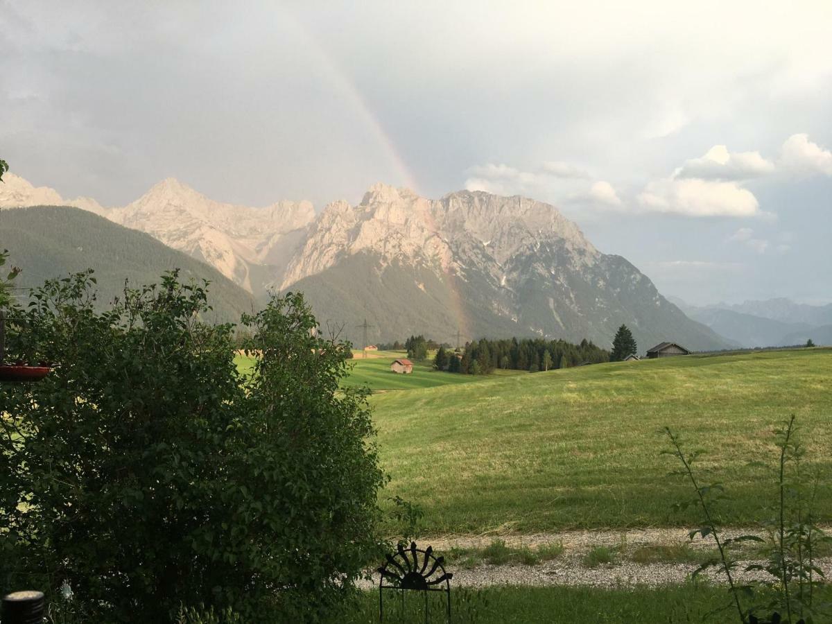 Ferienwohnung Zum Bergbauer Mittenwald Exterior foto